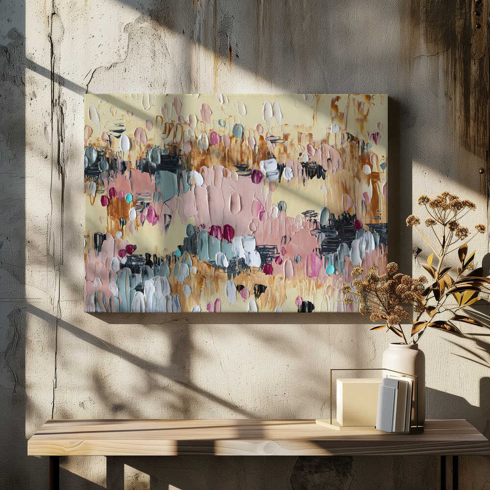 Modern Textured Abstract - Stretched Canvas, Poster or Fine Art Print by Angela Hawkey - I Heart Wall Art - Poster Print, Canvas Print or Framed Art Print
