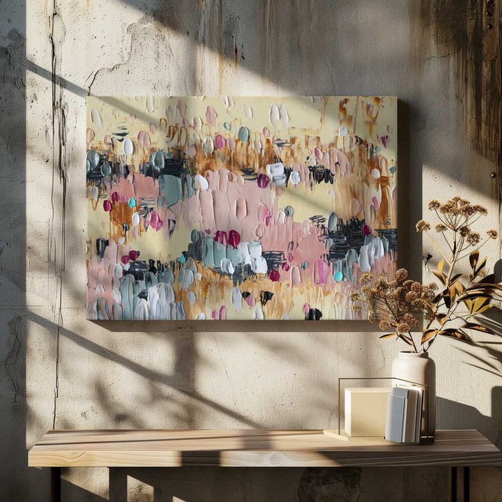 Modern Textured Abstract - Stretched Canvas, Poster or Fine Art Print by Angela Hawkey - I Heart Wall Art - Poster Print, Canvas Print or Framed Art Print