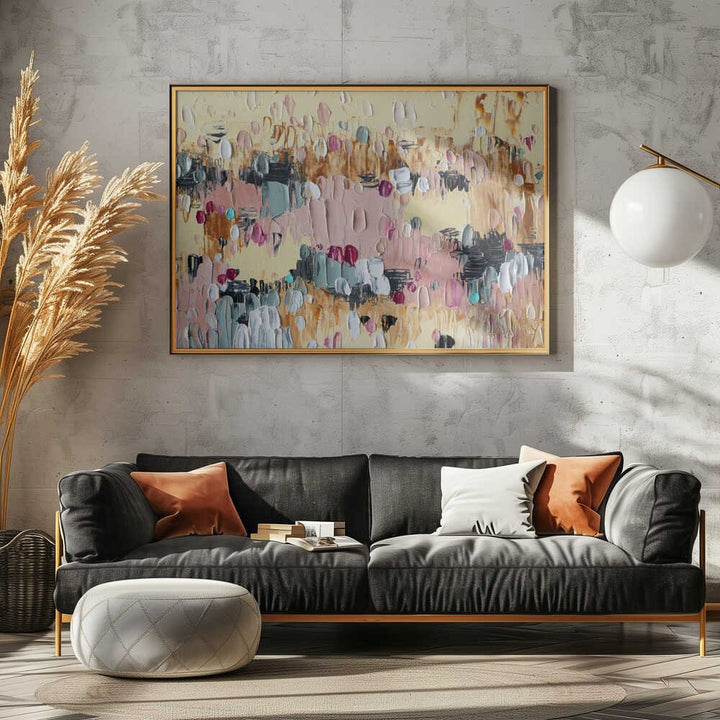 Modern Textured Abstract - Stretched Canvas, Poster or Fine Art Print by Angela Hawkey - I Heart Wall Art - Poster Print, Canvas Print or Framed Art Print
