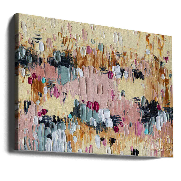 Modern Textured Abstract - Stretched Canvas, Poster or Fine Art Print by Angela Hawkey - I Heart Wall Art - Poster Print, Canvas Print or Framed Art Print