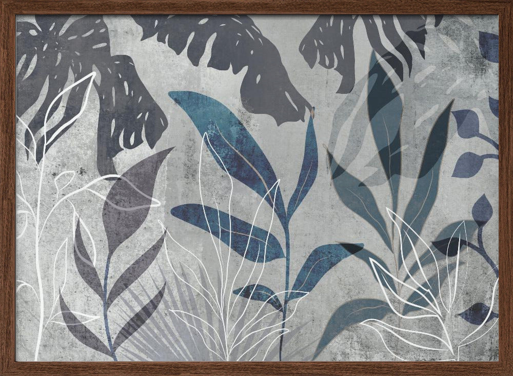 Modern Botanical No3 - Stretched Canvas, Poster or Fine Art Print I Heart Wall Art