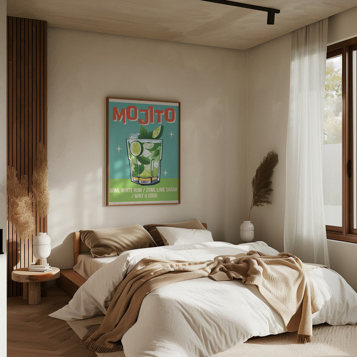 Mojito Cocktail - Stretched Canvas, Poster or Fine Art Print I Heart Wall Art