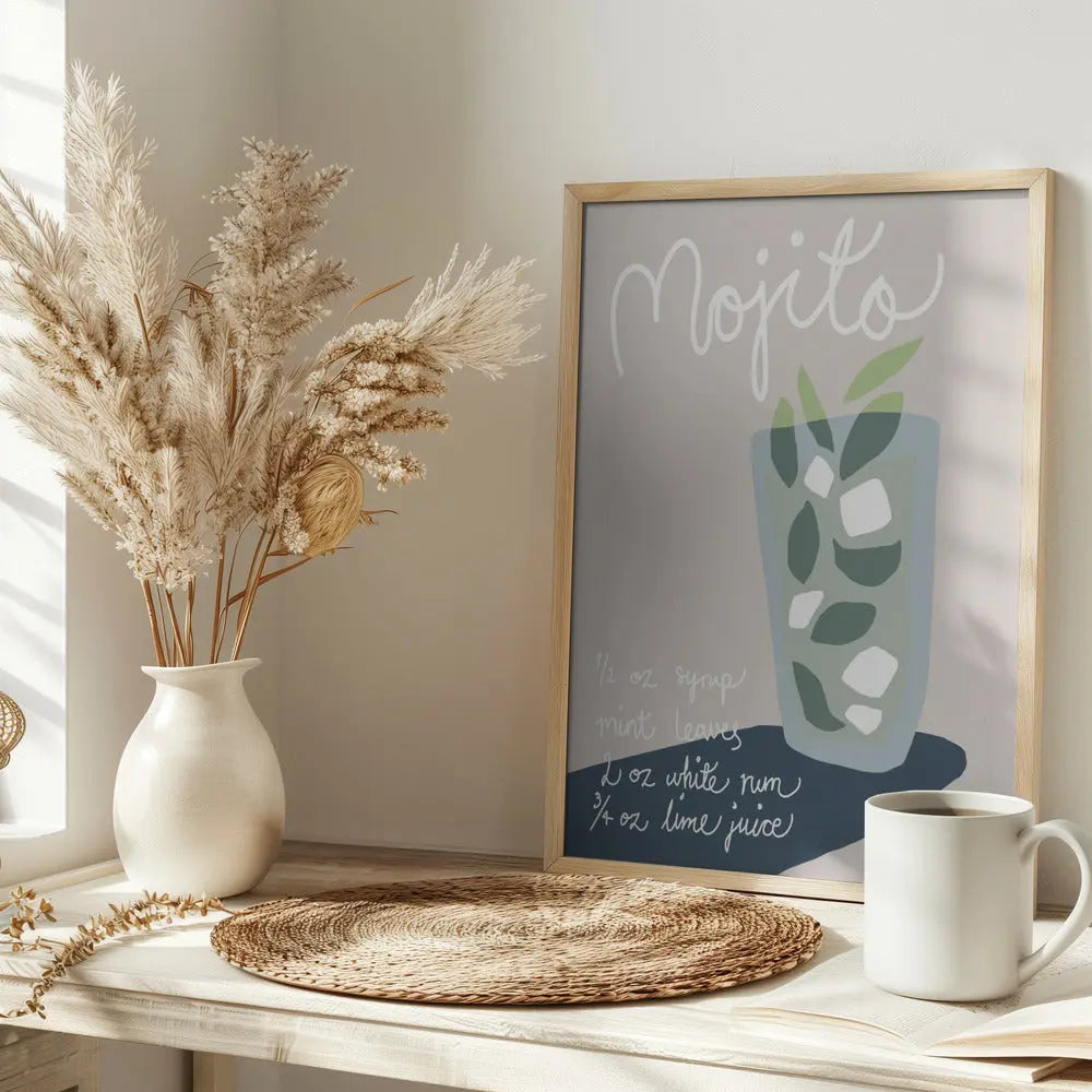 Mojito - Stretched Canvas, Poster or Fine Art Print I Heart Wall Art