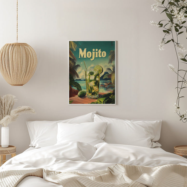 Mojito Vintage - Stretched Canvas, Poster or Fine Art Print I Heart Wall Art