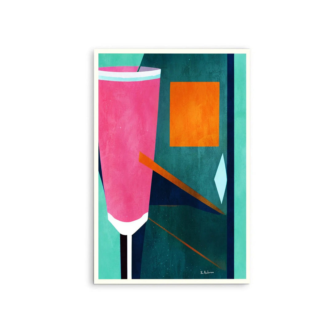 Mon Petite Crement RoseI by Bo Anderson - Stretched Canvas Print or Framed Fine Art Print - Artwork I Heart Wall Art Australia 