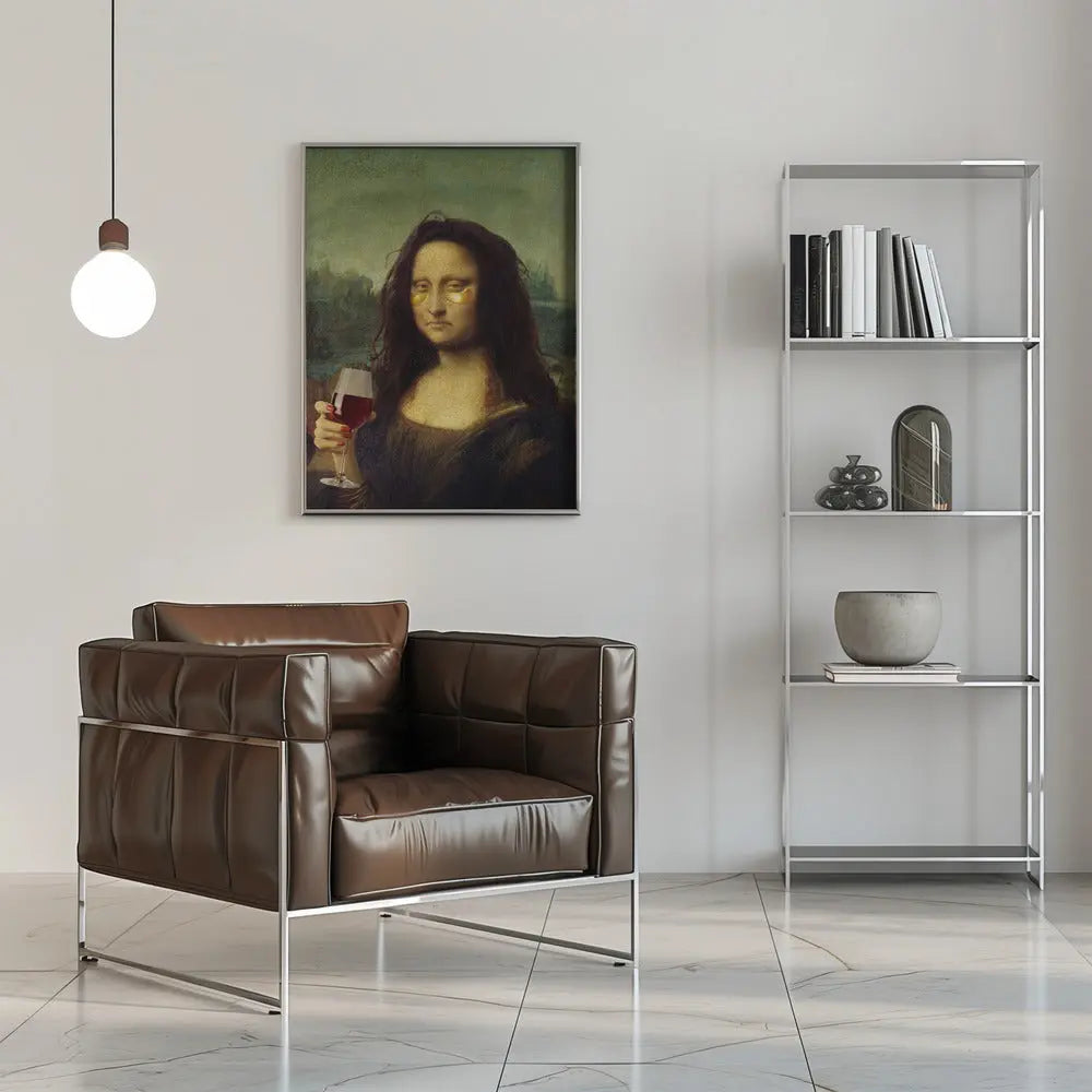 Monday Lisa - Stretched Canvas, Poster or Fine Art Print I Heart Wall Art