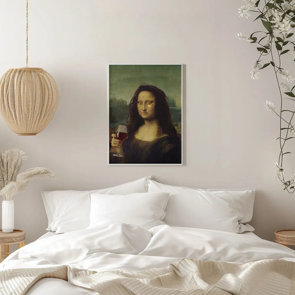 Monday Lisa - Stretched Canvas, Poster or Fine Art Print I Heart Wall Art
