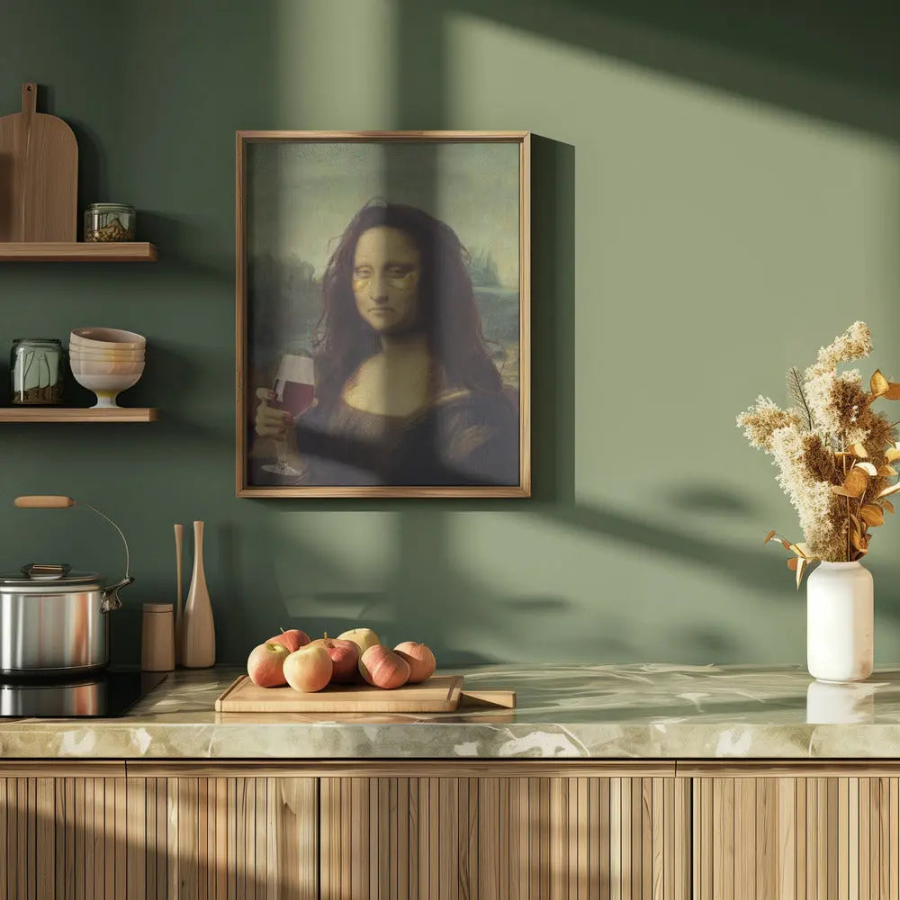 Monday Lisa - Stretched Canvas, Poster or Fine Art Print I Heart Wall Art