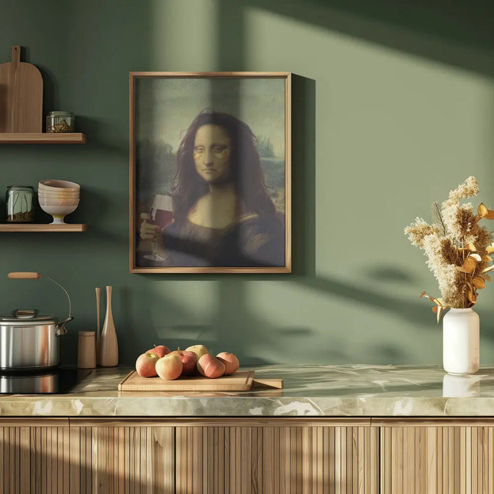 Monday Lisa - Stretched Canvas, Poster or Fine Art Print I Heart Wall Art