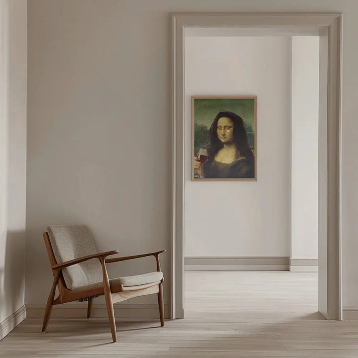 Monday Lisa - Stretched Canvas, Poster or Fine Art Print I Heart Wall Art