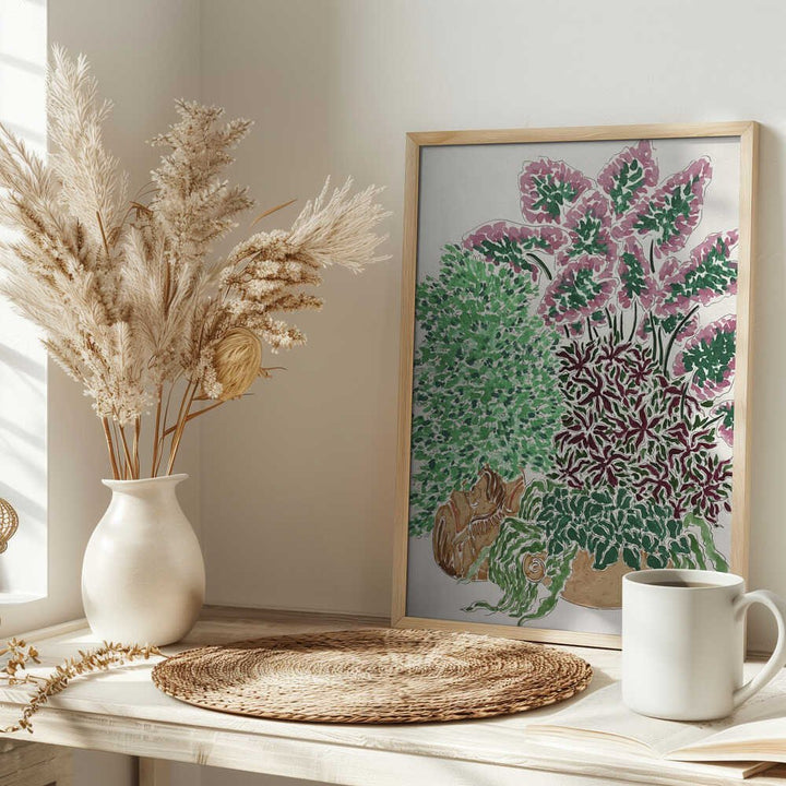 Monsoon Frontyard - Stretched Canvas, Poster or Fine Art Print - I Heart Wall Art - Poster Print, Canvas Print or Framed Art Print
