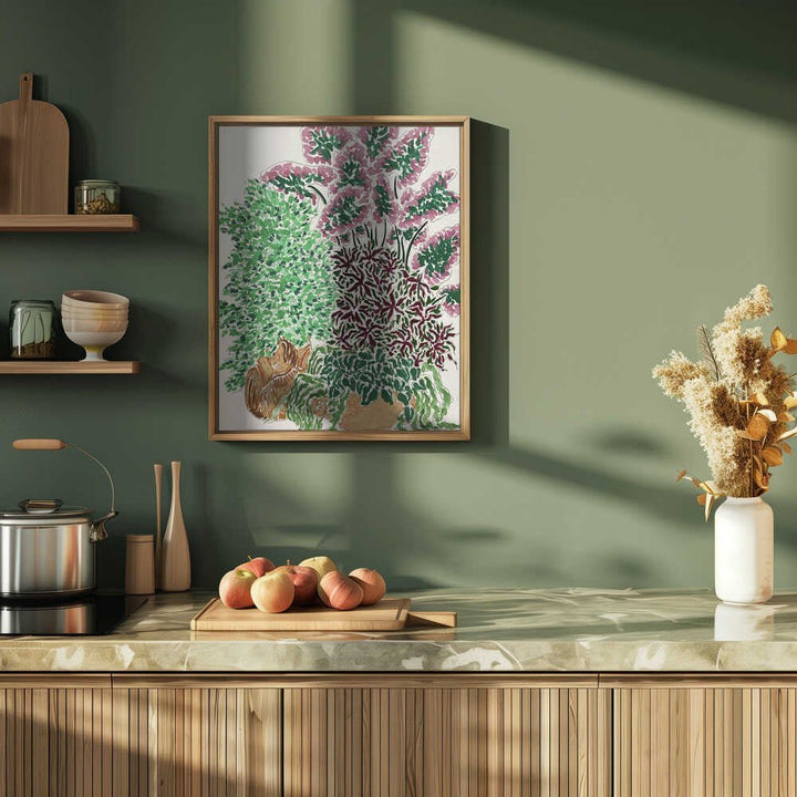 Monsoon Frontyard - Stretched Canvas, Poster or Fine Art Print - I Heart Wall Art - Poster Print, Canvas Print or Framed Art Print