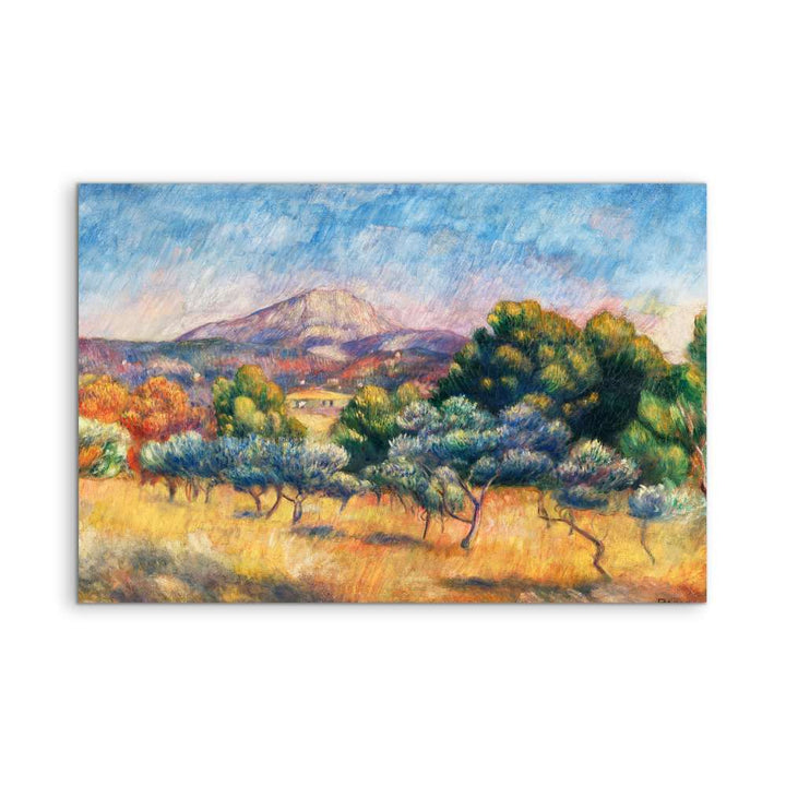 Montagne Sainte - Victoire (Paysage) by Renoir - Fine Art or Canvas Print - I Heart Wall Art - Poster Print, Canvas Print or Framed Art Print