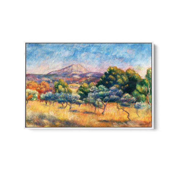 Montagne Sainte - Victoire (Paysage) by Renoir - Fine Art or Canvas Print - I Heart Wall Art - Poster Print, Canvas Print or Framed Art Print