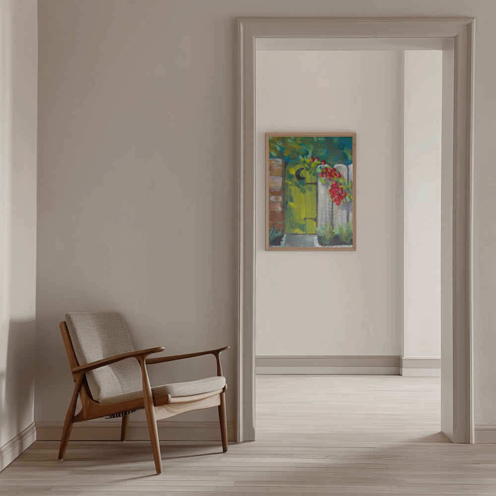 Moon Door - Stretched Canvas, Poster or Fine Art Print I Heart Wall Art