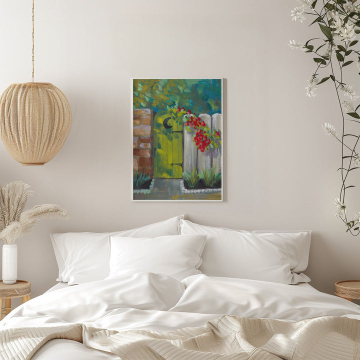 Moon Door - Stretched Canvas, Poster or Fine Art Print I Heart Wall Art
