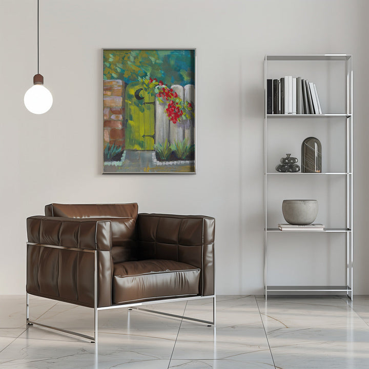 Moon Door - Stretched Canvas, Poster or Fine Art Print I Heart Wall Art