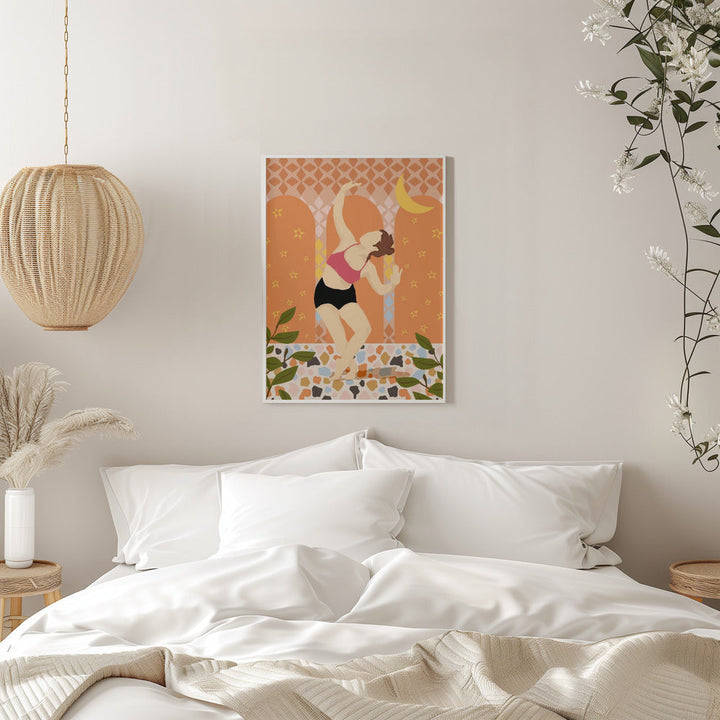 Moonlit Dance - Stretched Canvas, Poster or Fine Art Print I Heart Wall Art