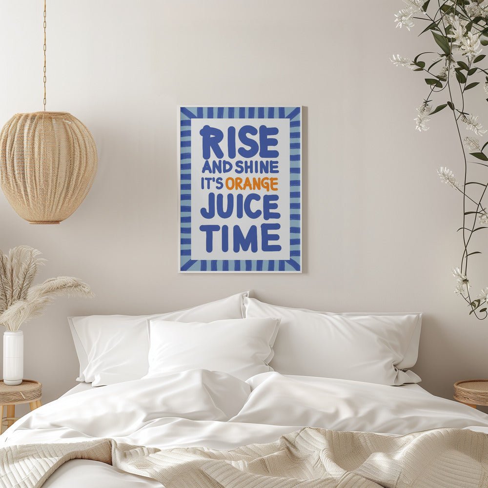 Morning Citrus Joy - Stretched Canvas, Poster or Fine Art Print - I Heart Wall Art - Poster Print, Canvas Print or Framed Art Print