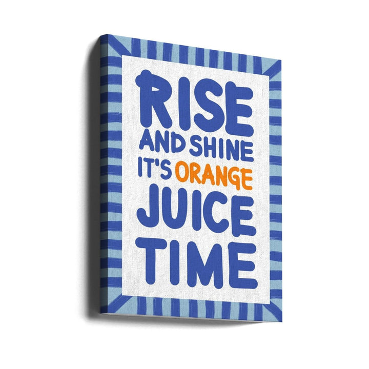 Morning Citrus Joy - Stretched Canvas, Poster or Fine Art Print - I Heart Wall Art - Poster Print, Canvas Print or Framed Art Print