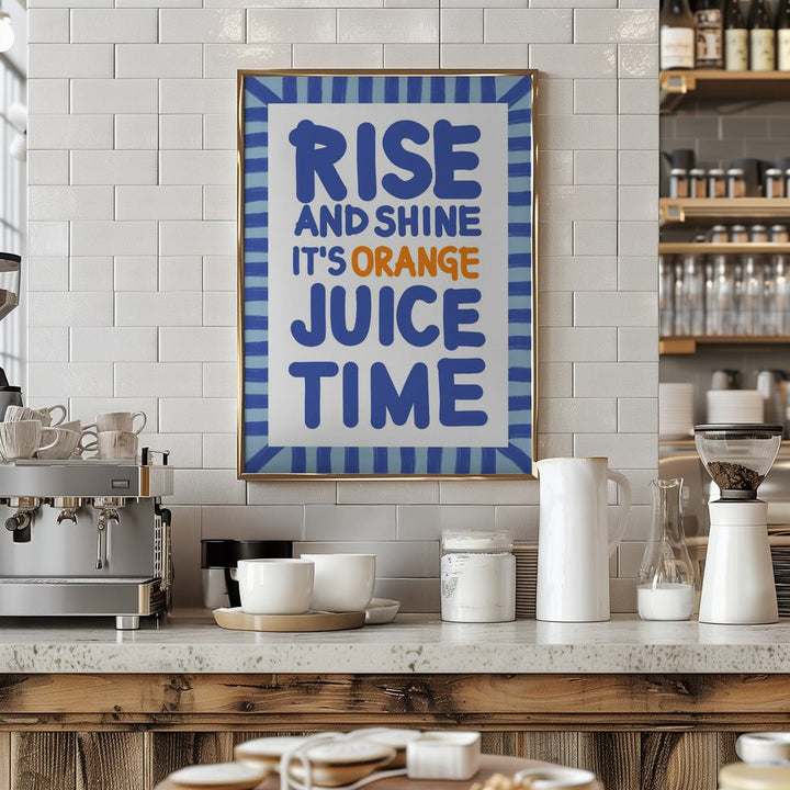 Morning Citrus Joy - Stretched Canvas, Poster or Fine Art Print - I Heart Wall Art - Poster Print, Canvas Print or Framed Art Print