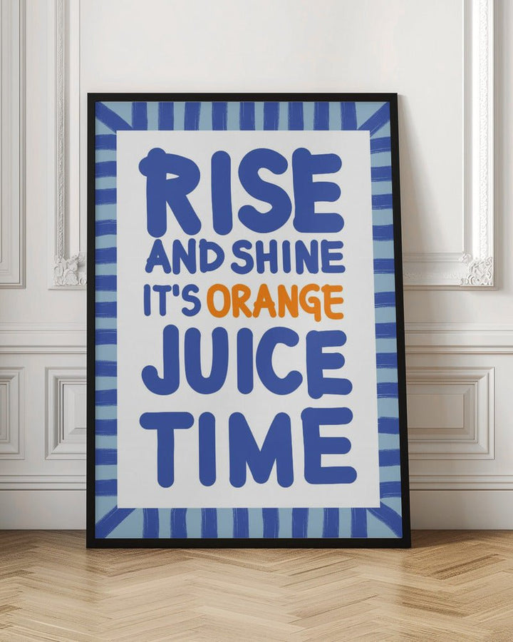 Morning Citrus Joy - Stretched Canvas, Poster or Fine Art Print - I Heart Wall Art - Poster Print, Canvas Print or Framed Art Print