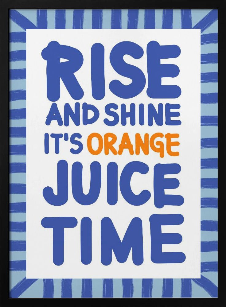 Morning Citrus Joy - Stretched Canvas, Poster or Fine Art Print - I Heart Wall Art - Poster Print, Canvas Print or Framed Art Print