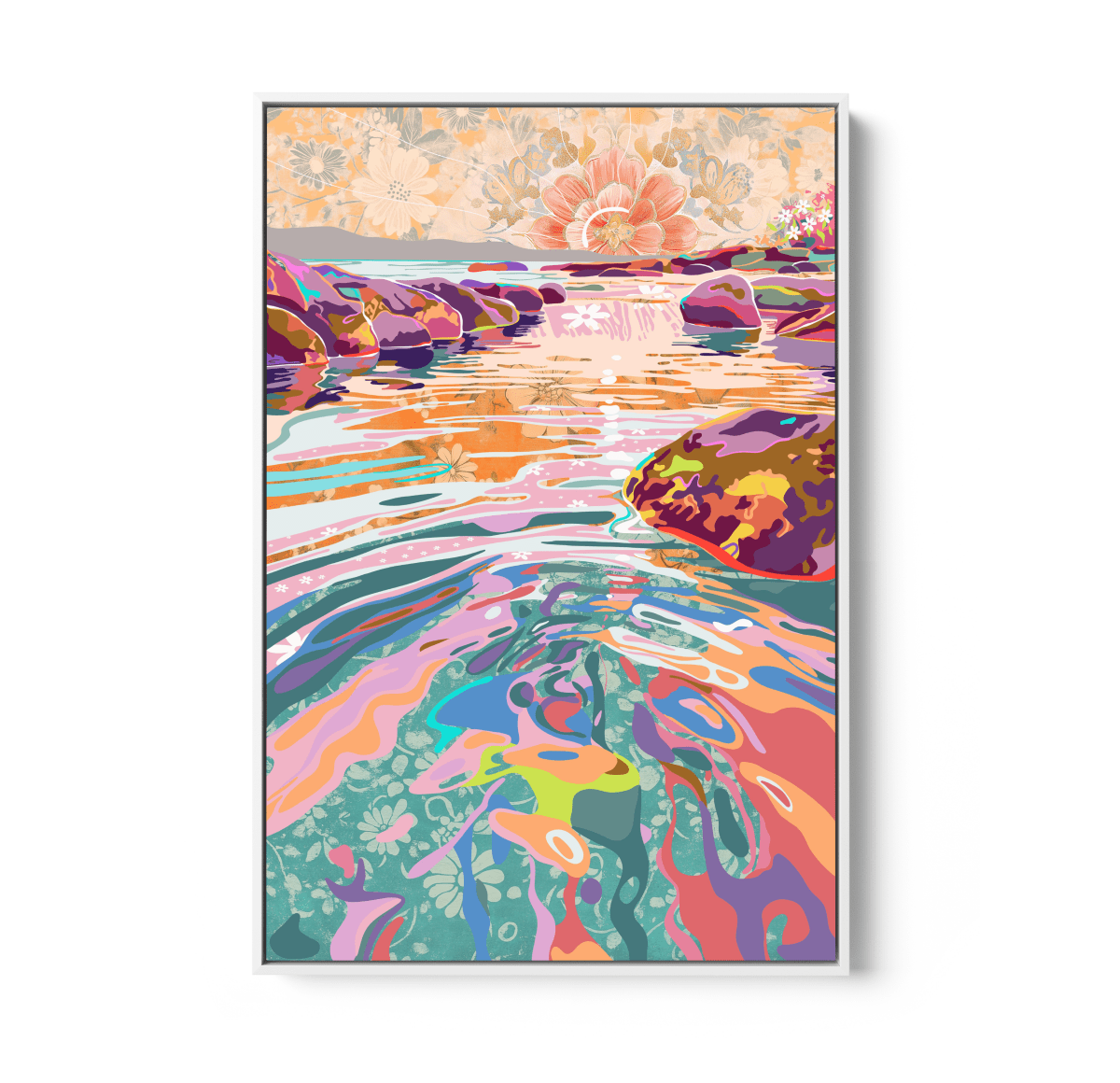 'Morning Grace' By Unratio - Stretched Canvas Print or Framed Fine Art Print - I Heart Wall Art - Poster Print, Canvas Print or Framed Art Print