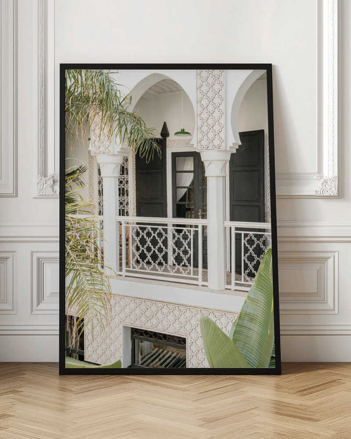 Morning In the Riad - Stretched Canvas, Poster or Fine Art Print - I Heart Wall Art - Poster Print, Canvas Print or Framed Art Print