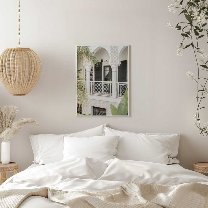 Morning In the Riad - Stretched Canvas, Poster or Fine Art Print - I Heart Wall Art - Poster Print, Canvas Print or Framed Art Print
