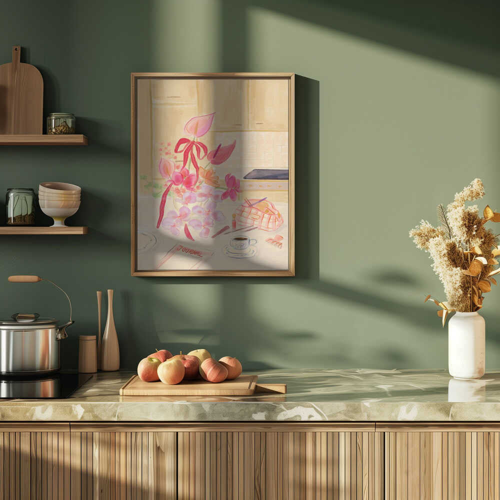 Morning Reflections - Stretched Canvas Poster or Fine Art Print