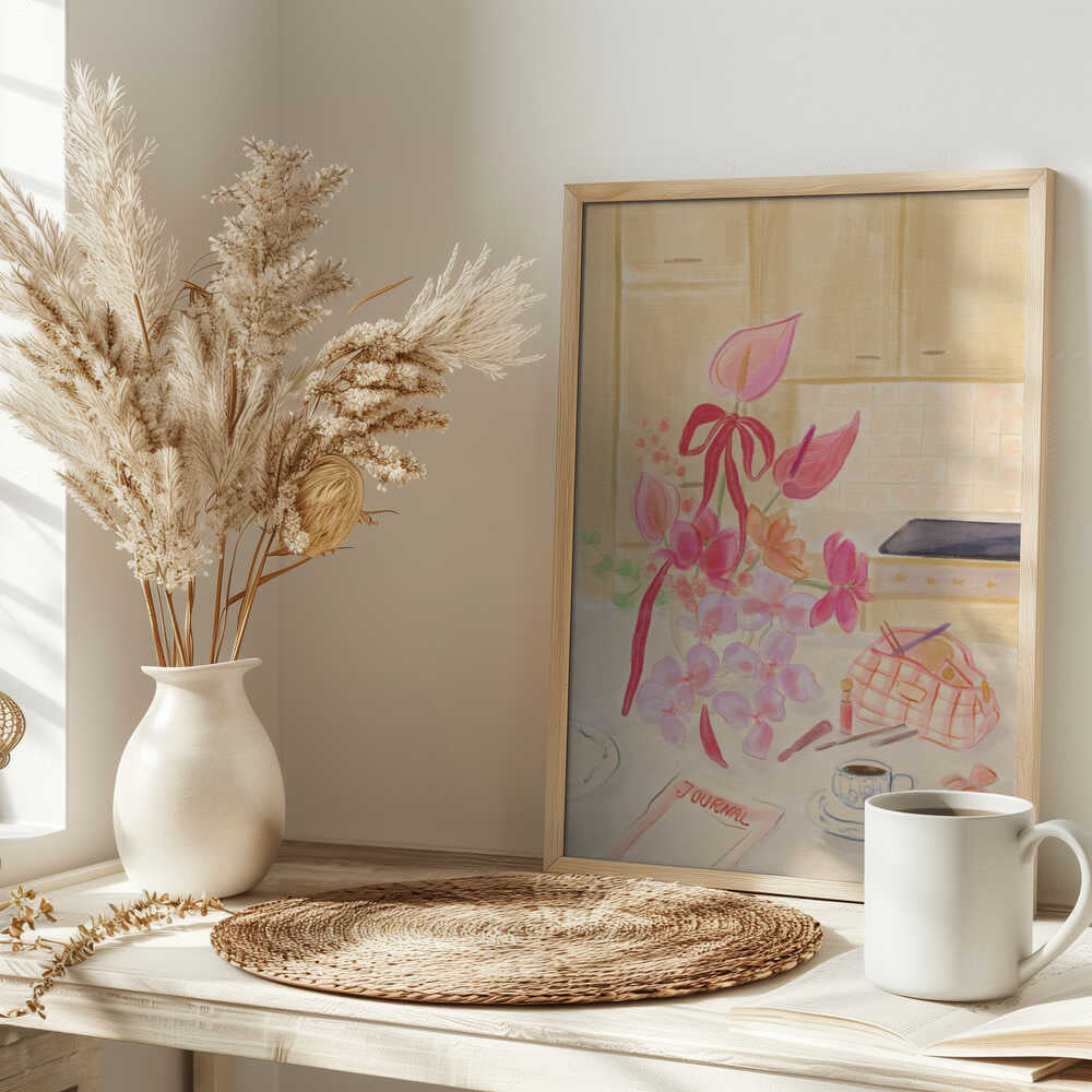 Morning Reflections - Stretched Canvas Poster or Fine Art Print