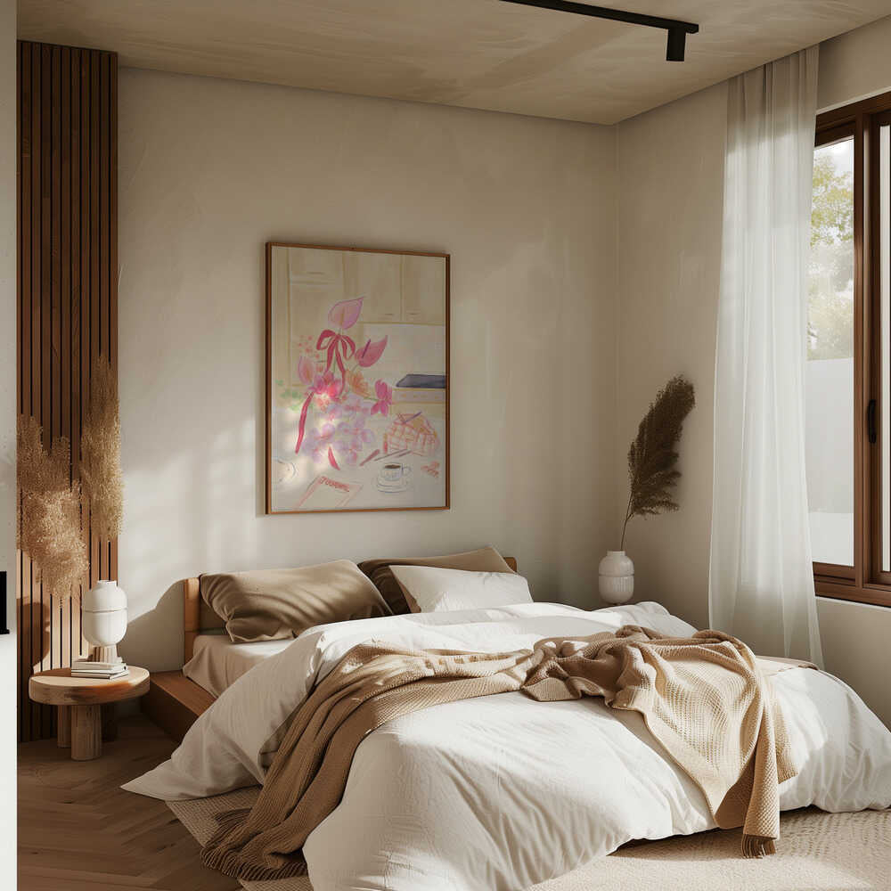 Morning Reflections - Stretched Canvas Poster or Fine Art Print
