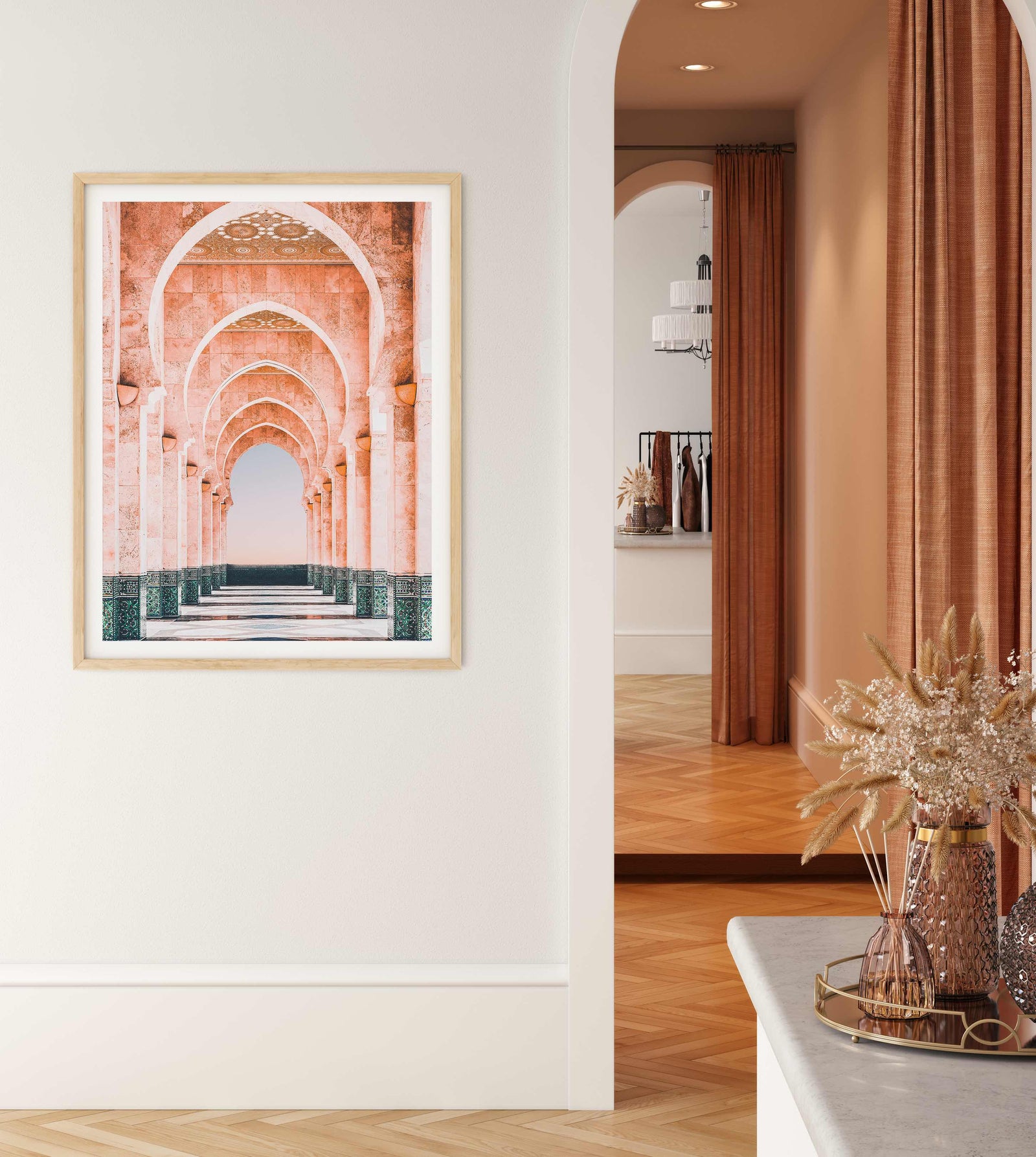 Moroccan - Boho Styled Photographic Print of Moroccan Archways Canvas or Art Print - I Heart Wall Art