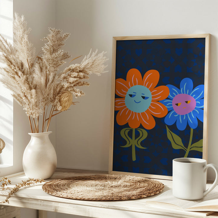 Moroccan Happiness - Stretched Canvas, Poster or Fine Art Print I Heart Wall Art