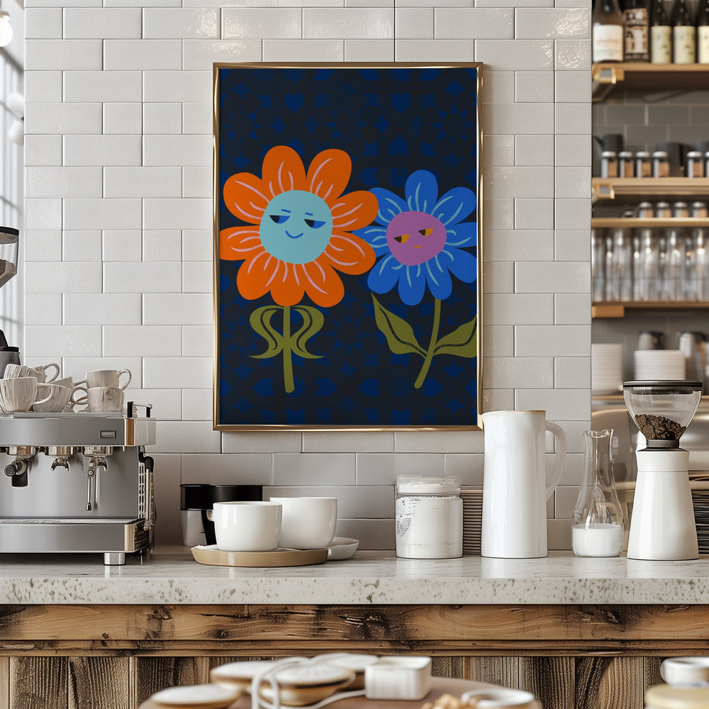 Moroccan Happiness - Stretched Canvas, Poster or Fine Art Print I Heart Wall Art