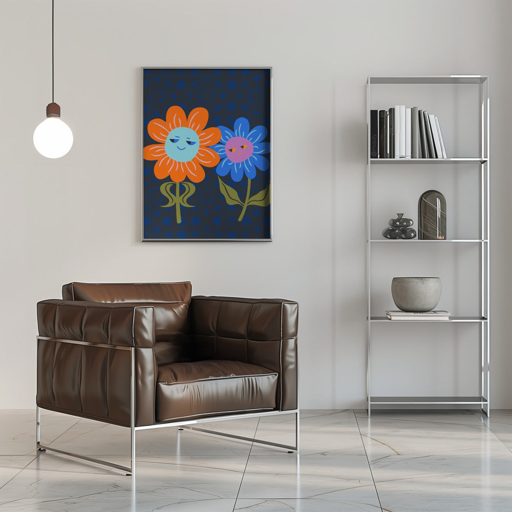 Moroccan Happiness - Stretched Canvas, Poster or Fine Art Print I Heart Wall Art