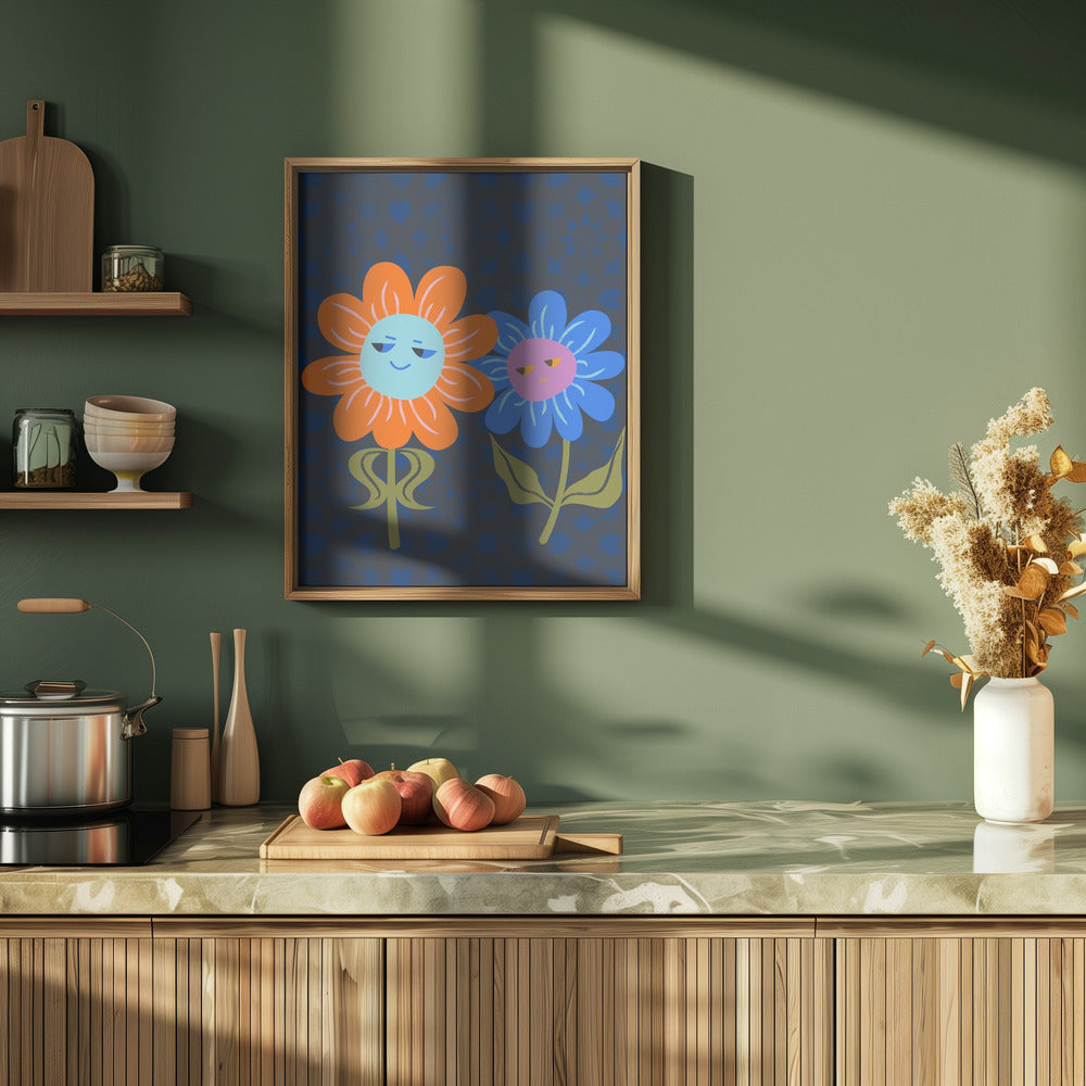 Moroccan Happiness - Stretched Canvas, Poster or Fine Art Print I Heart Wall Art