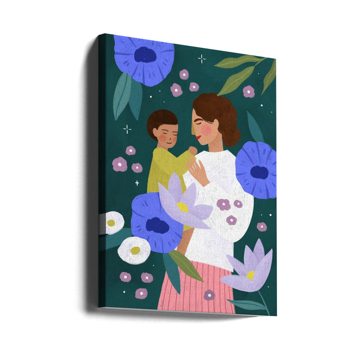 Mother and Child - Stretched Canvas, Poster or Fine Art Print I Heart Wall Art