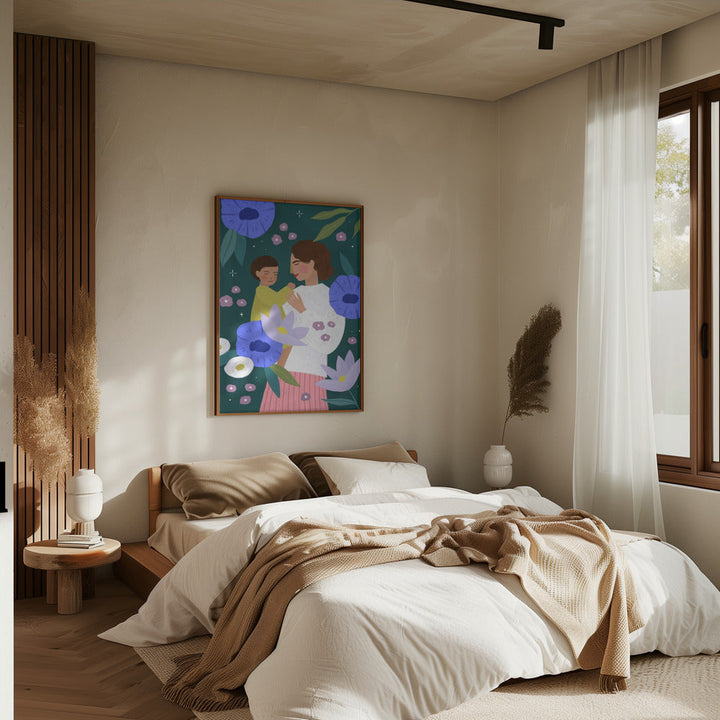 Mother and Child - Stretched Canvas, Poster or Fine Art Print I Heart Wall Art