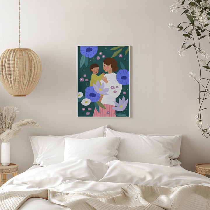 Mother and Child - Stretched Canvas, Poster or Fine Art Print I Heart Wall Art