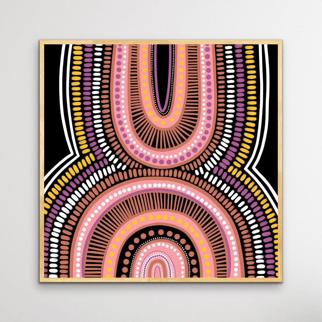 Mother Is Earth - Original - Authentic Aboriginal Art By Leah Cummins I Heart Wall Art Australia 