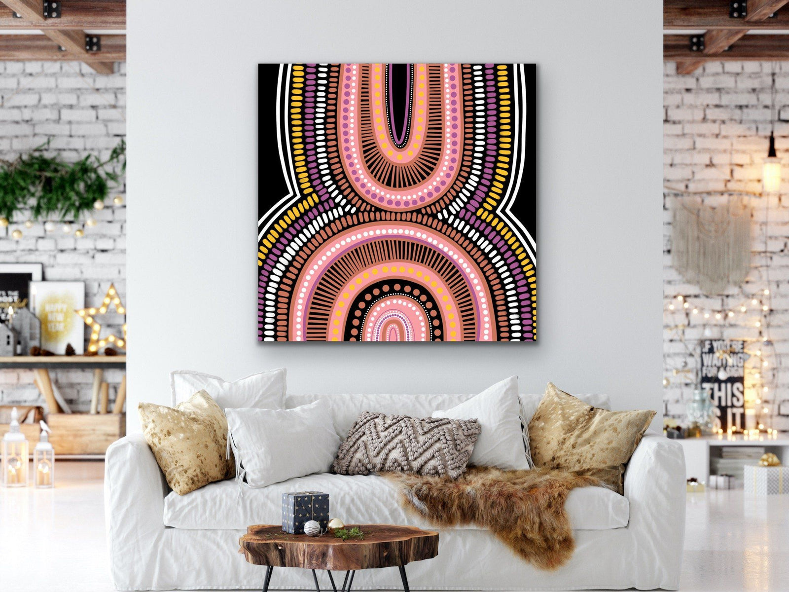 Mother Is Earth - Original - Authentic Aboriginal Art By Leah Cummins I Heart Wall Art Australia 