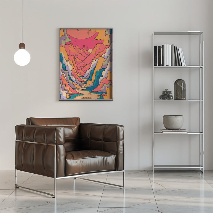 Mountain Trail - Stretched Canvas, Poster or Fine Art Print I Heart Wall Art
