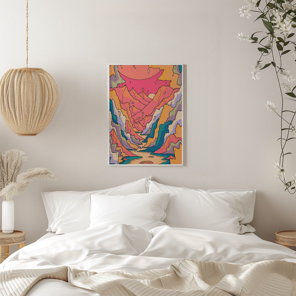 Mountain Trail - Stretched Canvas, Poster or Fine Art Print I Heart Wall Art