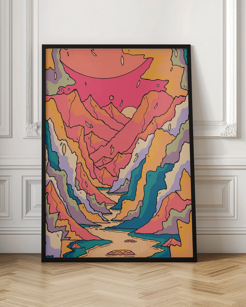 Mountain Trail - Stretched Canvas, Poster or Fine Art Print I Heart Wall Art
