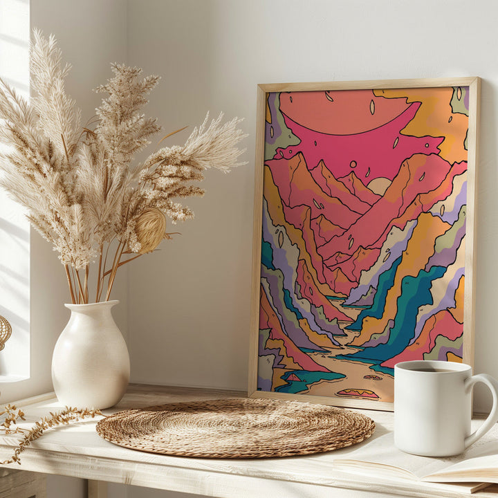 Mountain Trail - Stretched Canvas, Poster or Fine Art Print I Heart Wall Art