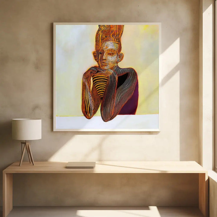 Mummy - Square Stretched Canvas, Poster or Fine Art Print I Heart Wall Art