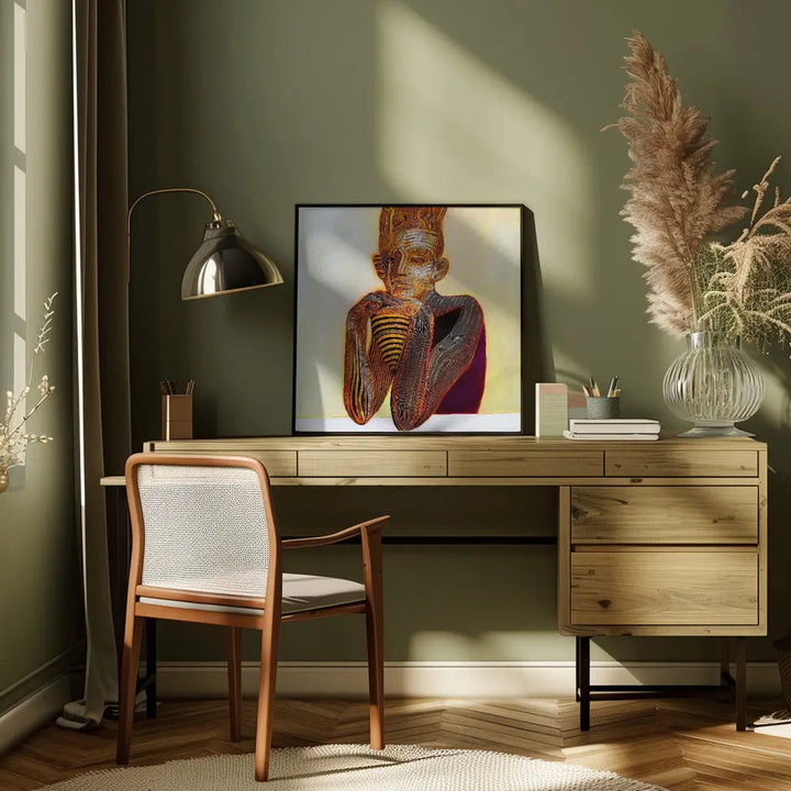 Mummy - Square Stretched Canvas, Poster or Fine Art Print I Heart Wall Art