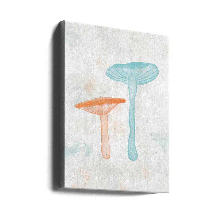 MURBLE MUSHROOMS - Stretched Canvas, Poster or Fine Art Print - I Heart Wall Art - Poster Print, Canvas Print or Framed Art Print